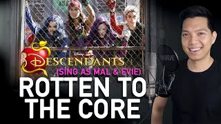 Rotten To The Core JayCarlos Part Only  Karaoke  Descendants [upl. by Aneekahs]