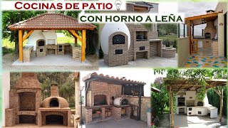 Cocinas de Patio con horno de leña [upl. by Itirp]