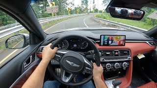 2023 Genesis G70 POV Test Drive  Anything Changed [upl. by Amikat]