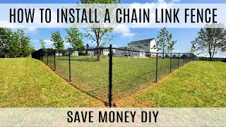 How to install tension wire on a chain link fence [upl. by Beare]