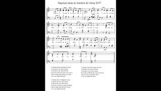 Baptisés dans la lumière de Jésus I297 musescore open shot [upl. by Treacy]