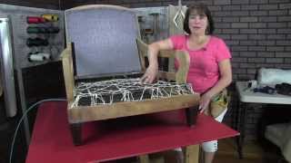 How To Upholster An English Arm Club Chair [upl. by Adnorahc]