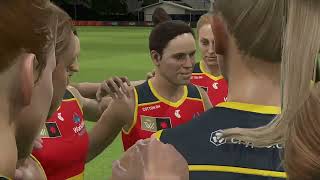 AFLW 2024 Premiership Week 1 Port Adelaide Power VS Adelaide Crows [upl. by Akilak]