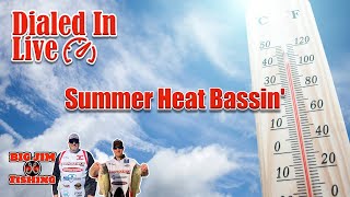 Dialed In Live Ep 54 Summer Heat Bass Fishing techniques [upl. by Pappas211]