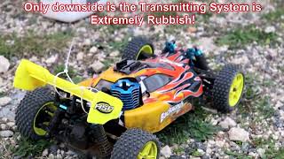 BUDGET Nitro RC Car  Startup Jumps amp Top Speed Test  HSP 94166 Nitro RC Buggy [upl. by Akerboom]