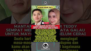 Curhat mantan istri mayor teddy sebelum cerai viralvideo beritaterkini berita shorts mayorteddy [upl. by Nomolas684]