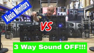 3 Way Sound OFF ALESIS ELEVATE 3 vs 4 vs 5 Fun Great Sounding Studio Monitors [upl. by Barnaby]