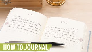 How to Journal Writing Tips Journal Topics and More [upl. by Hamburger]