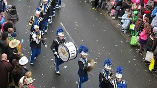 Show and Marchingband Victory Viersen Tulpensonntag Karnevalszug 2018 [upl. by Schumer]