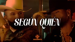 Maluma Carin Leon  Según Quién Video LetraLyrics [upl. by Rehpotsrik]