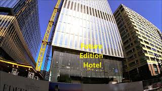 Woodward Ave Hudsons Detroit JLA Site Hotel 1133 Griswold Renovation September 2024 Update [upl. by Ko509]