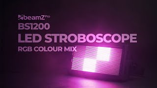 BeamZ Pro BS1200 LED Stroboscope  RGB [upl. by Sualocin243]