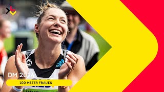 Gina Lückenkemper Wieder OlympiaNorm wieder DMGold [upl. by Elynad545]