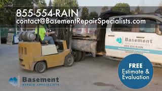 Basement Repair Specialists Basement Waterproofing and Foundation Repair Company [upl. by Ellerehs533]