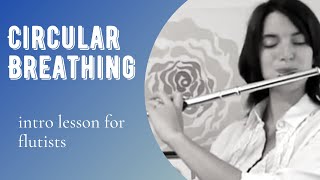 Circular Breathing Lesson for Flute with Melissa Keeling [upl. by Lantha]