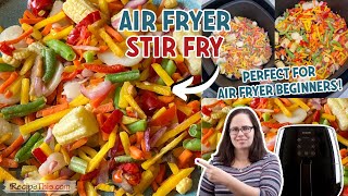 Air Fryer Stir Fry so simple and easy to mix and match [upl. by Amadeo]