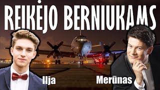 Merūnas ir Ilja  Reikėjo Berniukams Lyric Video Lietuviška Daina Su Žodžiais [upl. by Caines]