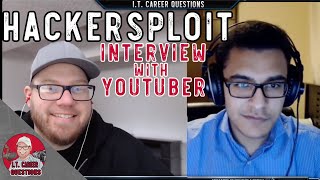 HackerSploit Interview Getting into Cybersecurity with Alexis [upl. by Eelyrag]