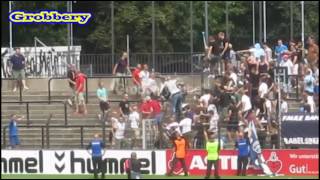 Hooligan fights Fc Lok Leipzig Vs Babelsberg 03  hools attack away section German [upl. by Clemente545]