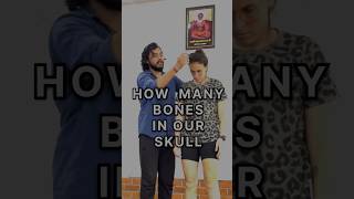 How many bones in our skull anatomy yoga yogapractice pyramidyogshala [upl. by Scotty238]