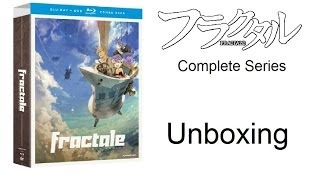 Unboxing Fractale  Complete Series Limited Edition Bluray  DVD Combo Pack HD [upl. by Enitsahc964]