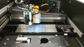 First Run of Mycronic MY600 Solder Paste Jet Printer at Pololu Robotics [upl. by Wagstaff]