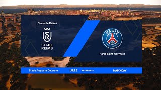 Reims vs PSG  Ligue1 202425  PES2021 PC [upl. by Aicineohp799]