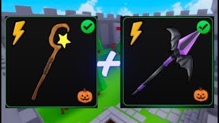 The New Shadow Spear  Wizard Staff showcase roblox flagwars [upl. by Julissa558]