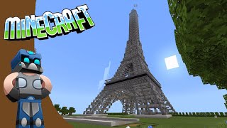 Torre Eiffel Minecraft Tutorial  Como hacer la Torre Eiffel en Minecraft Bien EXPLICADO [upl. by Meletius958]