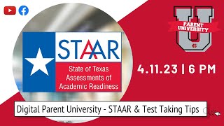 Digital Parent University  STAAR amp Test Taking Tips [upl. by Bridwell]