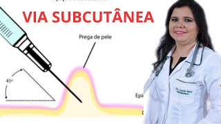 Via subcutânea locais e quantidade [upl. by Stanly578]