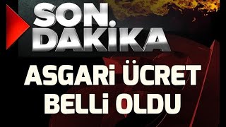 Son dakika 2019 Asgari ücret belli oldu Asgari ücret ne kadar oldu  A Haber [upl. by Sremmus810]