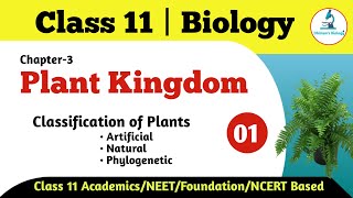 Plant Kingdom  Artificial Natural amp Phylogenetic systems of Classification  Class 11  NEET  Bio [upl. by Ecertap]