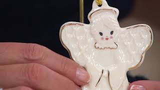 Belleek Choice of Holiday Ornament on QVC [upl. by Sesmar]