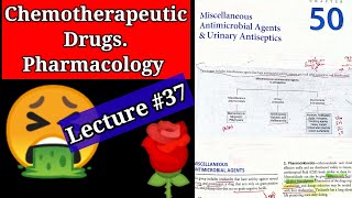 Chemotherapeutic drugs pharmacology lecture37 chapter 50 miscellaneous drugs chemotherapy [upl. by Photima641]