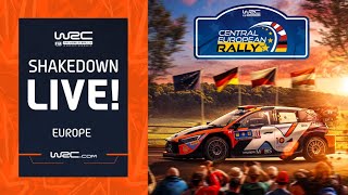 🔴 Shakedown LIVE  WRC Central European Rally 2024 [upl. by Glanti481]