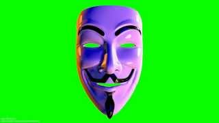 Guyfawkes mask 3D ANIMATION 1080p s01r02 sound [upl. by Nosduj127]