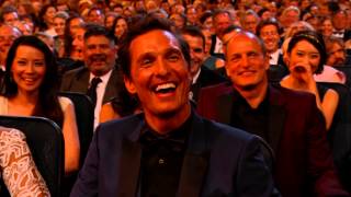 Kimmel Ribbing McConaughey Emmys 2014 [upl. by Epstein]