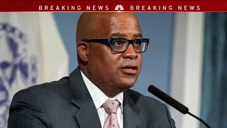 NYC Deputy Mayor of Public Safety Phil Banks resigns  NBC New York [upl. by Burrill]