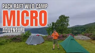 344 Pack Rafting Wild Camp Micro Adventure  First Night In The Durston XMid Solid [upl. by Kalina]