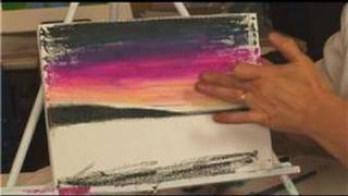 Oil Pastel Techniques  Using Pastels on Canvas [upl. by Demeter478]