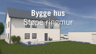 Bygge hus – Støpe ringmur [upl. by Jennie]