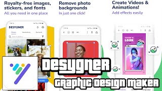 Getting Started With Desygner Graphic Design Maker App Android [upl. by Nick]