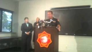 Video Press Conference On Sheboygan Fire [upl. by Serrano]