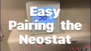 Pair in 30 seconds Heatmiser NeoStat [upl. by Nedac]