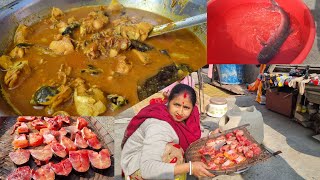 Pangasius Fish Curry Recipe Cooking And Eating  Village Cooking  Village Food [upl. by Kcirddor]