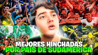 LAS MEJORES HINCHADAS DE CADA PAIS DE SUDAMERICA REACCION BILLONARIO [upl. by Goda]