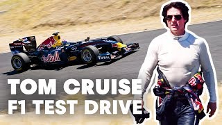 Tom Cruise test drives Red Bull Racing F1 car [upl. by Zul]