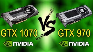 GTX 1070 vs GTX 970  Huge Performance Gains 10 Games Benchmarked [upl. by Jamnis]