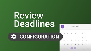 Using Review Deadlines in FeedbackFruits [upl. by Nugent]